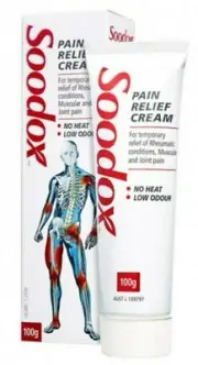 2 × Soodox Pain Relief Cream 100g ozhealthexperts