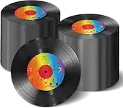 ZOIIWA 100 pcs Vinyl Record Themed Napkins for 1950's Rock and Roll Music Party 50's Theme Rock Party Supplies Back to 50’s Rock Party paper Napkins Music Party Favors Throwback Retro Decorations