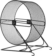 DOITOOL Hamster Running Wheel Chinchilla Wheel Large Climbing Toys Hamster Exercise Wheel with Bracket Hedgehog Hamgers Hamster Quiet Running Wheel to Climb Iron to Rotate Hamster Cage