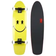 Grizzly X Smiley Skateboard Complete Big Smile Cruiser 7.75"