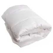 Sheraton Luxury Quilt Queen Bed Breathable Cotton Japara Cover Goose Feather WHT