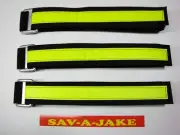 Firefighting Hose Load Bundle Straps Reflective Hi Rise Black/Yellow