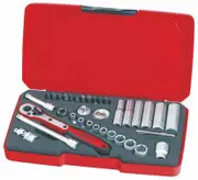 Teng T1436 - Socket Set - 1/4" Drive 36 Piece Metric