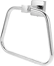 WOONEKY Heavy Duty Stainless Steel Wall Mount Towel Ring Versatile Bathroom Kitchen Hand Towel Holder Space Saving Design for Spaces Storage