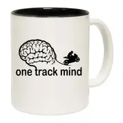 One Track Mind Superbike Motorbike Mug Cup