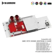 Barrow Full cover GPU Water Block for MSI RTX 3080 3080Ti 3090 TRIO Suprim aRGB