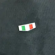1x Silver Italy Flag Chrome Metal Emblem Sticker Badge Decal Motors Sport Engine (for: Peugeot)