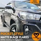 Cobra 4x4 Pocket style Flares suitable for Toyota Hilux SR5 SR TRD 2021+ Black
