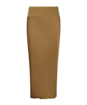 calf bias skirt IT40,IT44,IT42,IT38 honey-colored