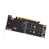 在飛比找蝦皮商城精選優惠-PCI-E 16X轉M.2 NVME 4盤擴展卡陣列卡PCI