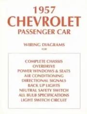 CHEVROLET 1957 Chevy Car Wiring Diagram 57