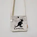 KANGOL 文青黑白小包包