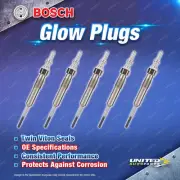 5 x Bosch Glow Plugs for Volkswagen Caravelle Crafter Kombi Touareg Transporter (for: Volkswagen)