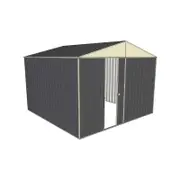 Build-a-Shed 3.0 x 3.0 x 2.3m Gable No Side Doors Shed - Grey
