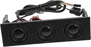 KONTONTY PC Front Panel Stereo Speaker Durable Surround Sound Computer Accessory for Audio Experience Easy Installation for Optical Drive Slots