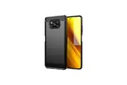 Xiaomi Mi Poco X3 Pro Cover Case Brushed TPU Case - Black