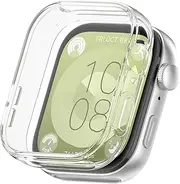 [GETBSTOOP] Watch Bands TPU Watch Protective Case for (Hua-wei) Watch Fit 3 Full Coverage Screen Protector Full Bumper Protective Case Compatible with (Hua-wei) Watch Fit 3