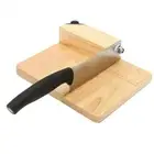 Biltong Cutter Jerky Slicer Knife Home Meat Slicer W/Cutting Board Biltong Blade