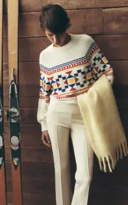 [High Sport] Louise Fringed Cotton-Blend Pants