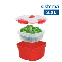 在飛比找momo購物網優惠-【SISTEMA】紐西蘭進口微波系列方型微波盒(3.2L)