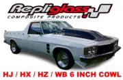 BONNET SCOOP compatible for HOLDEN HJ HX HZ WB 6 INCH REVERSE COWL EXACT SHAPE