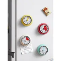 在飛比找ETMall東森購物網優惠-機械計時器廚房烘焙時間管理定時器鬧鐘冰箱磁吸學習倒計時提醒器