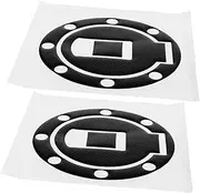 HORIALENCE 2pcs Motorcycle Gas Tank Pad Protector Stickers Durable Tank Decal for Fzrxjr Quick Application Custom Style Accessories