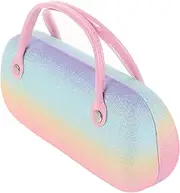 [Baluue] Compact Hard Shell Glasses Case for Women Sunglasses Holder Wear Resistant Eyewear Organizer Versatile Design for Sunglasses Glasses and More
