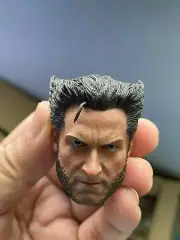 1:6 Wolverine Hugh Jackman Head Sculpt Carved For 12" Male Soldier Figure Doll
