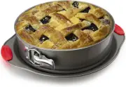 Leak-Resistant 10 Inch Nonstick Springform Pan - Oven Safe & Dishwasher Friendly