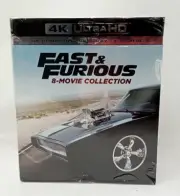 Fast & Furious: 8-Movie Collection 4k Ultra HD + Blu-Ray + Digital - NEW/SEALED