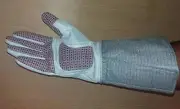 FIE 800N Competition Electric Sabre Fencing Glove w.Conductive Hook Loop Cuff