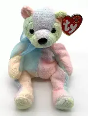 Ty Beanie Babies “Mellow” the Tie Dye Teddy Bear 2000