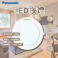 在飛比找蝦皮購物優惠-【保固兩年】Panasonic LED崁燈 15CM 9CM