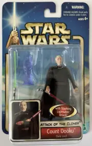 Star Wars Attack Of The Clones Count Dooku Dark Lord Action Figure, (B224)