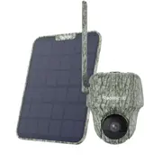 Reolink 4K UHD 4G LTE Wildlife Camera with Animal Recognition, No-Glow Night Vision, Go Ranger PT+Solar Panel