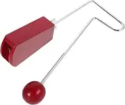 Kisangel Percussion Instrument Shaker Percussion Shaker Instrument Wood Block Musical Instrument Small Instruments for Adults Maracas for Vibraphone Mallets Metal Brown