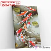 Paint By Numbers Kit Fish Animal Brush Beginner Kids Oil DIY Framed Draw Acrylic
