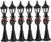 ERINGOGO Miniature Street Lamp Models 6pcs Set Safe for Tiny House Decor 1:12 Scale
