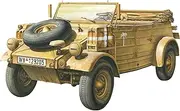 GSI Creos MVS015 Mon Model 1/35 Germany Pkw.K1 Cubelwagen Model 82 North African Specifications Plastic Model
