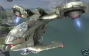 AV-14 Hornet UNSC Dropship HALO 3 Wood Model Free Ship