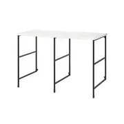 ENHET storage combination, anthracite/white laminate, 139x63.5x87.5 cm