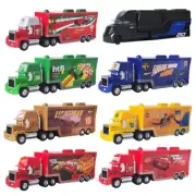 CARS LIGHTNING MCQUEEN TRUCK & MACK SUPERLINER CAR DIECAST KID CHILD PLAYSET TOY