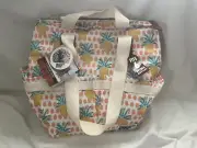 Bouffants + Broken Hearts Kendra Dandy Pineapple Cooler Tote The Foundry NWT