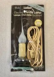 2008 Darice Electric Candle Lamp w/ 6-ft Long Cord *NOS* In Original Packaging