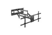 BRATECK Extra Long Arm Full-Motion TV Wall Mount For Most 43'-90' Flat Panel TVs Up to 80kg VSEA 200x200/300x200/300x300/400x200/400x300/MAX 800x400