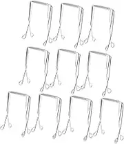 HOLIDYOYO Stainless Steel Small Serving Tongs for Cabbage Set of 10 for Home Professional Chefs
