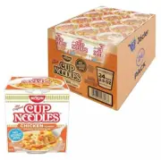 Nissin Cup Noodles Chicken Flavor Ramen Noodle Soup Cups 2.5 Oz Each 24 Pack BZ