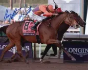 Beholder / Songbird 2016 BC Distaff 8" x 10" Photo Double Signed Smith / Stevens