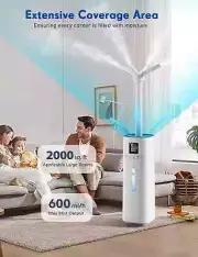 15L Wholehouse Humidifier: 600Ml/H Cool Mist.